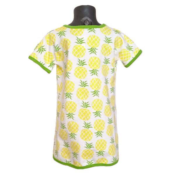 Pigekjole med Ananas. Str. 2-3 år.