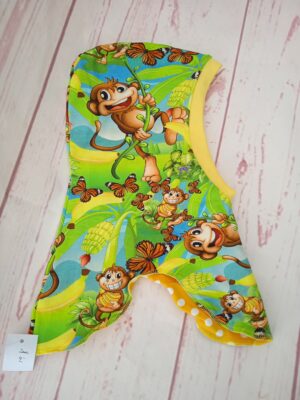 Elefanthue vendbar Str. ca. 1 år Syet i bomuldsjersey.