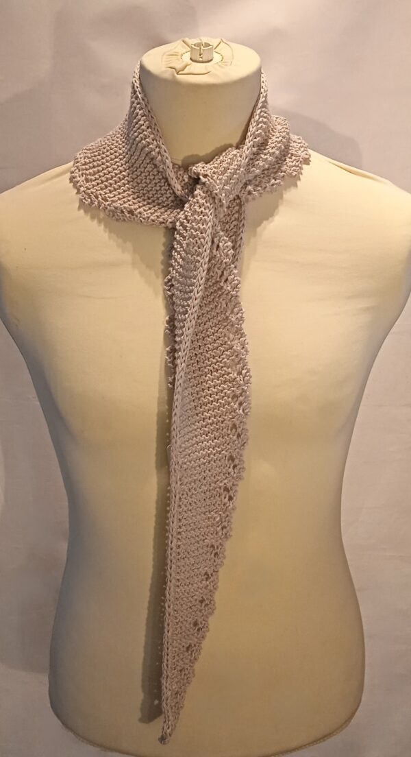 Beige "Sofie" halstørklæde - Image 4