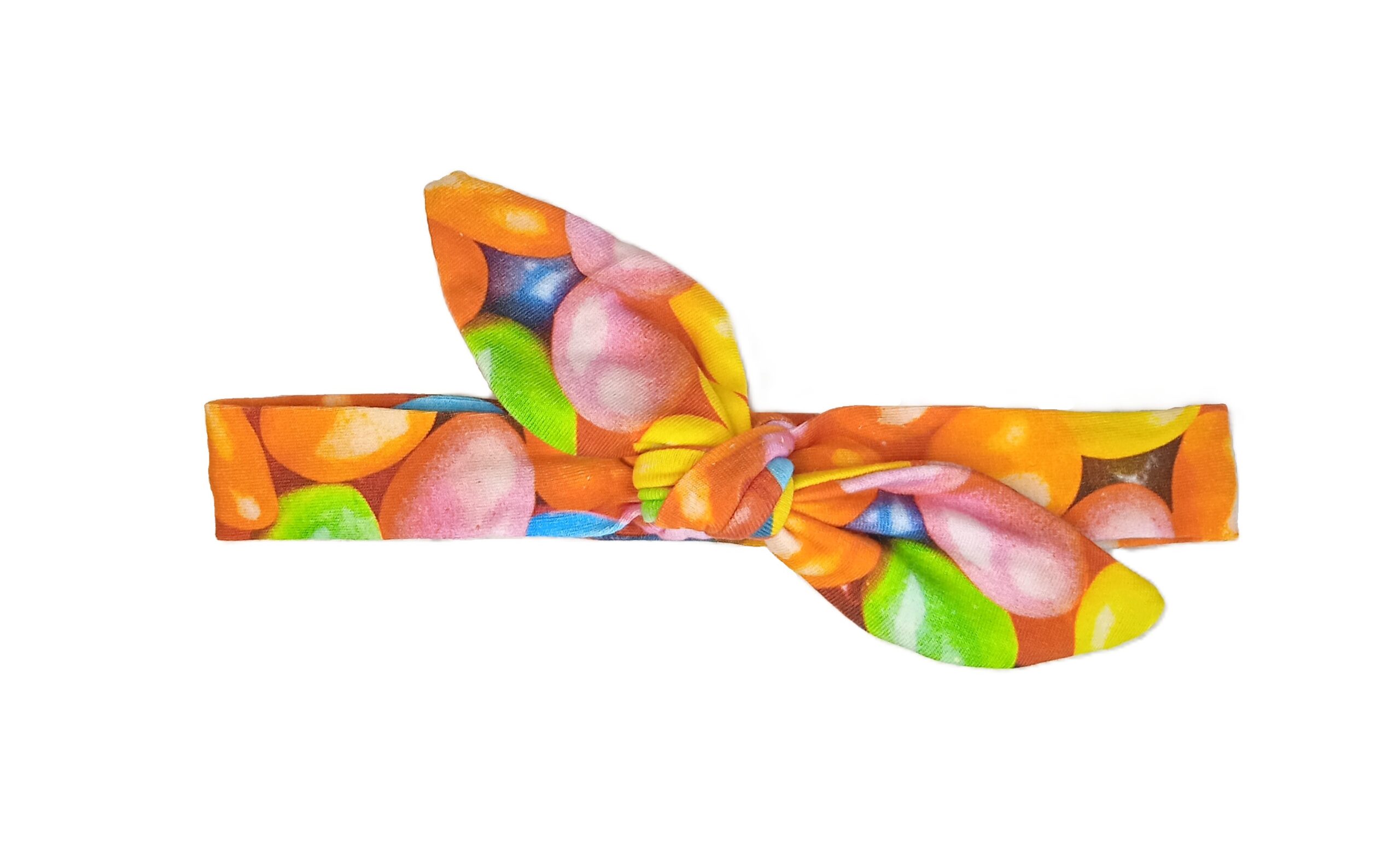 Multifarvet hårbånd Str. 43 cm omkreds