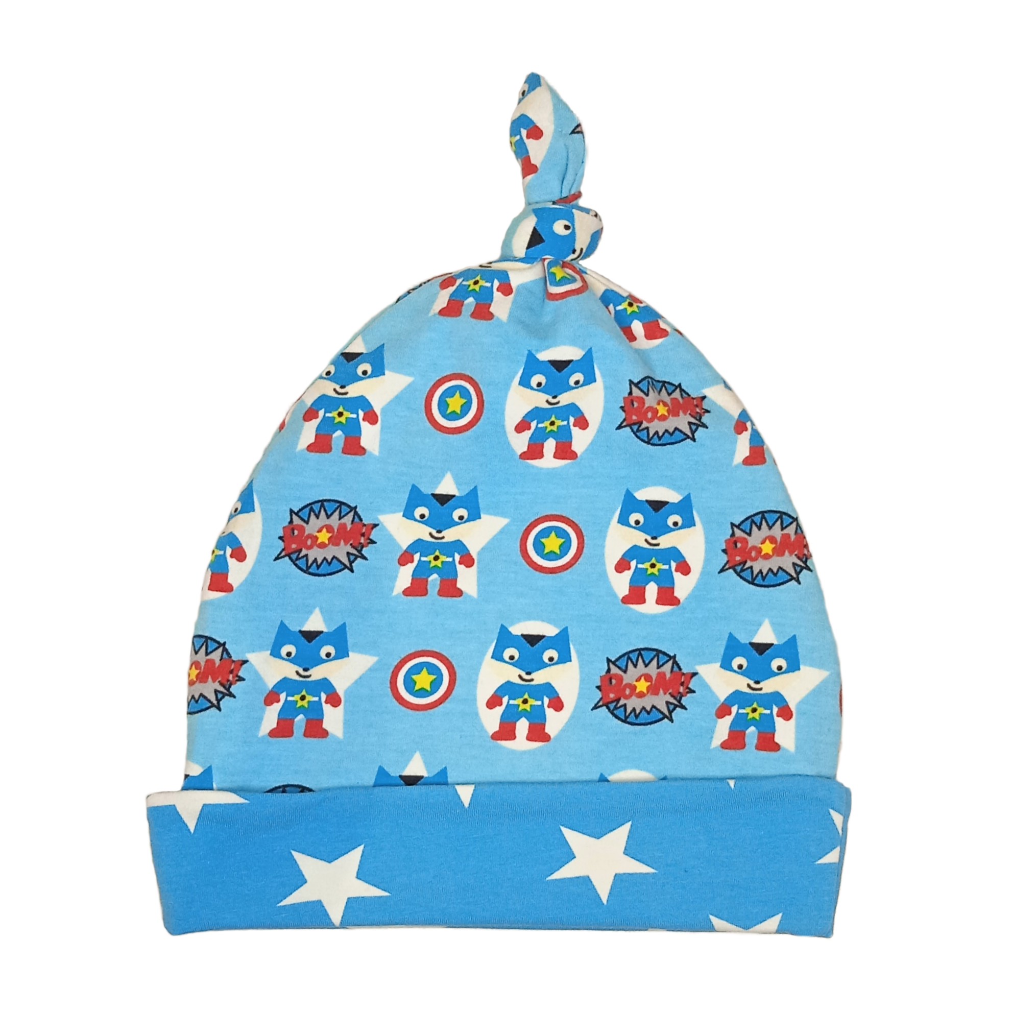Superhelt hue Str. 44 cm/ 0-2 år