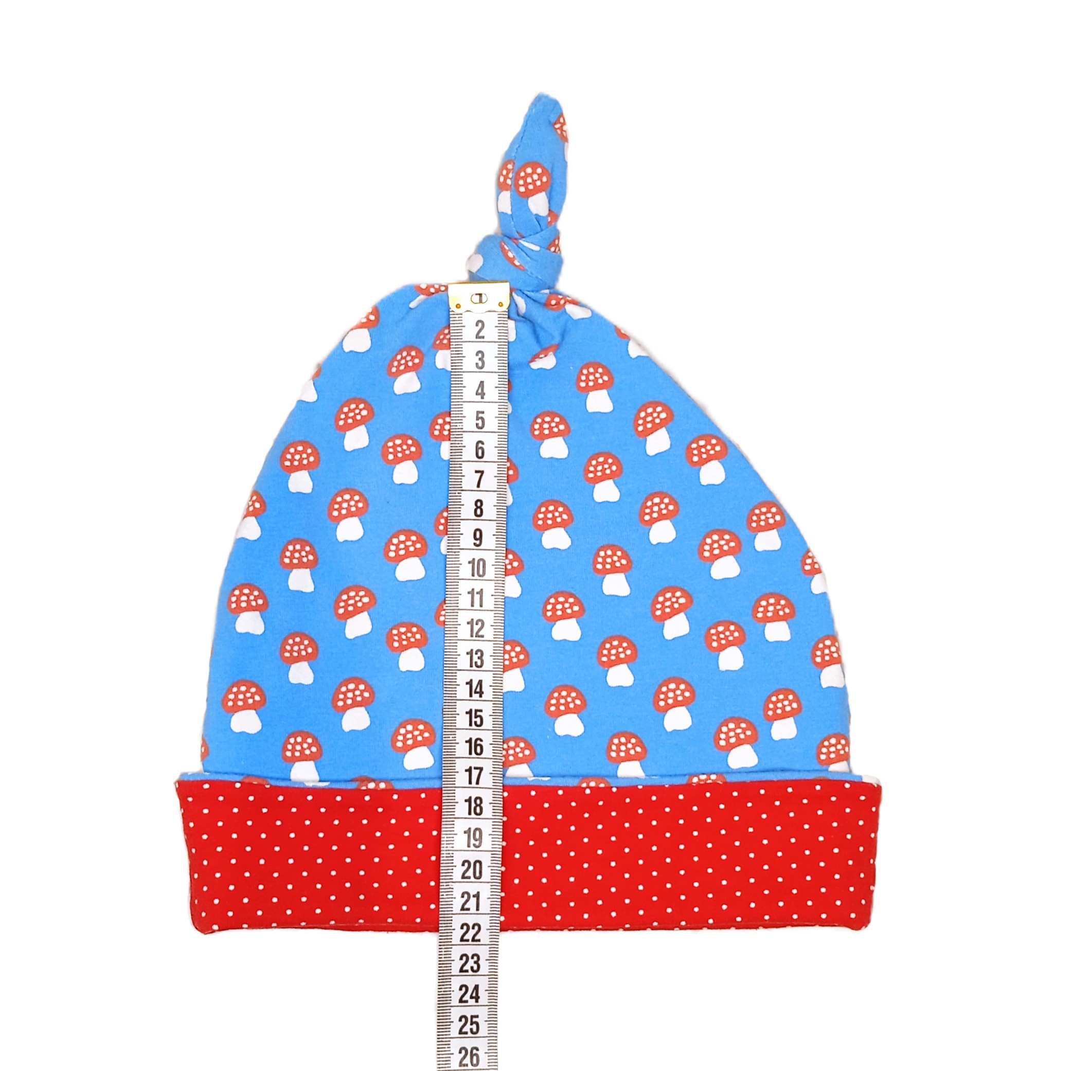 Skov-hue Str. 44 cm/ 0-2 år - længde