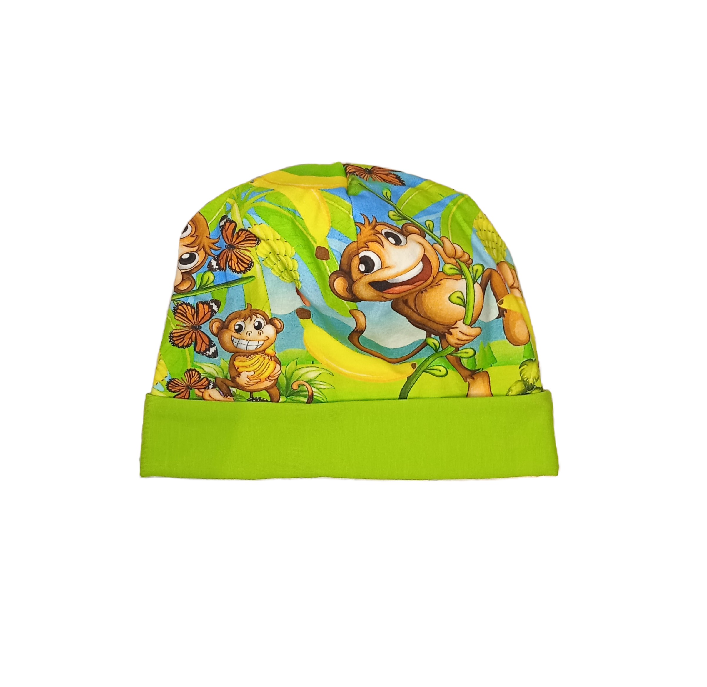 Åh Abe hue Str. 47cm/ 2 - 5 år