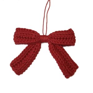 Hæklet julesløjfe