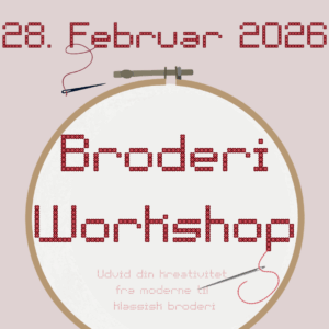 Broderi workshop for begyndere d. 28 feb. 2026