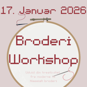 Broderi workshop for begyndere
