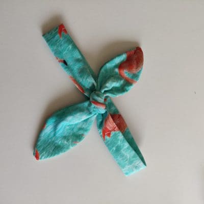 Hårbånd med flamingo. Str. 42-52 cm