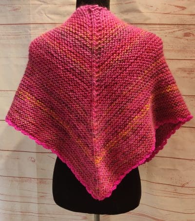 Lækkert sjal/tørklæde i uld.