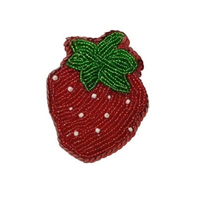 Jordbær broche